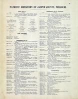 Directory 1, Jasper County 1905